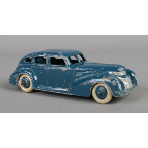 76 - A Dinky Meccano diecast model car, deep blue Chrysler, 39E. Length 10.5cm.