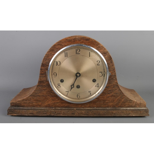 32 - Three vintage clocks, including Smith Enfield mantel clock, Slate quartz table clock and a Mauthe We... 
