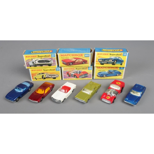 427 - Six boxed Lesney 