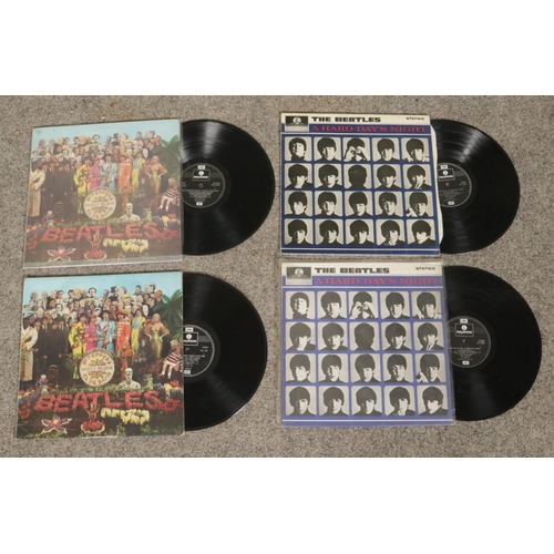 25 - A collection of ten The Beatles vinyl records, including PCS 7088 Abbey Road (2), PCS 7027 Sgt. Pepp... 