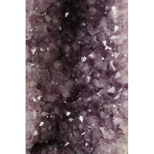4 - Natural History, A large Brazilian amethyst cathedral church with cut and polished front.

Hx46cm
