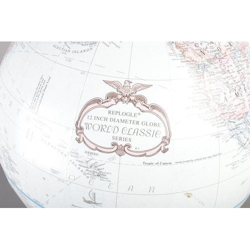 8 - A Replogle 12 inch diameter globe, world classic series
