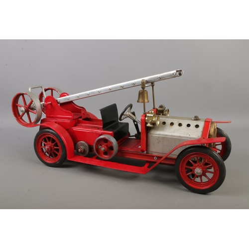 A Mamod live steam fire engine No.FE1. 46cm x 16cm x 20cm.