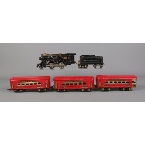 Gilbert Company model railway, The American Flyer. Includes locomotive ...
