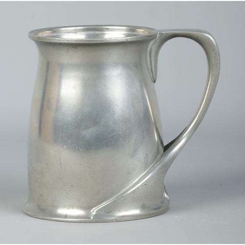 124 - WH Haseler for Liberty & Co, an early 20th century pewter tankard designed by Archibald Knox. With S... 