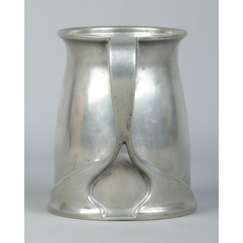 124 - WH Haseler for Liberty & Co, an early 20th century pewter tankard designed by Archibald Knox. With S... 