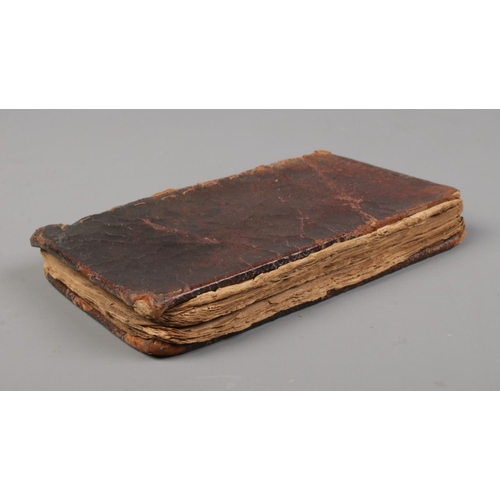 133 - Nathaniel Crouch and John How, a 17th century leather bound book, The Wars in England, Scotland and ... 