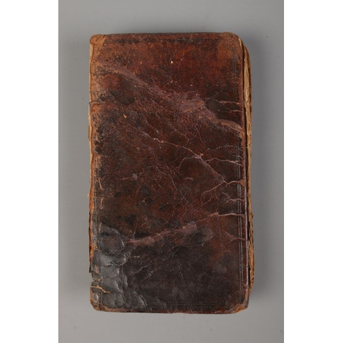 133 - Nathaniel Crouch and John How, a 17th century leather bound book, The Wars in England, Scotland and ... 