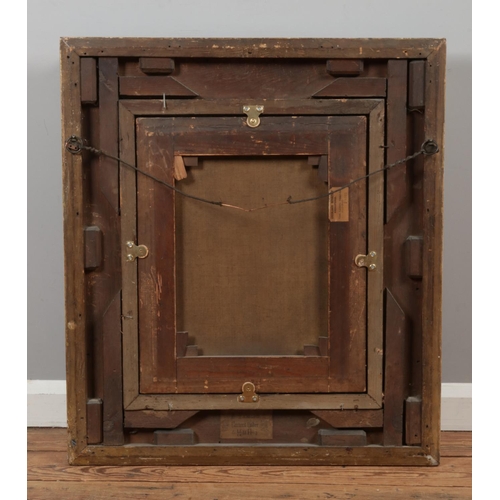 221 - Scottish School; a gilt framed 17th century oil on canvas, portrait of Archibald Campbell, 1st Marqu... 