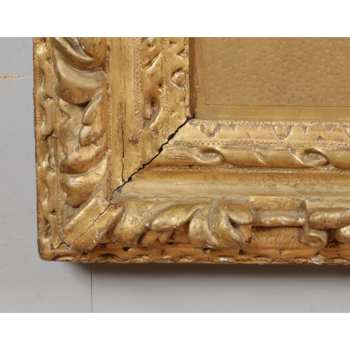222 - An 18th century carved giltwood framed oil on canvas, portrait of a gentleman, said to be Waldive Wi... 