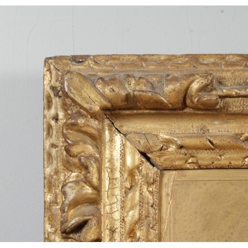 222 - An 18th century carved giltwood framed oil on canvas, portrait of a gentleman, said to be Waldive Wi... 