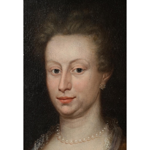 227 - Circle of Charles D'Agar (1669-1723), a gilt framed portrait of a lady, said to be Marchioness de Ka... 