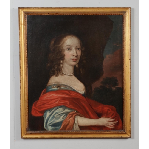 228 - Isaac Paling (circa 1640-1728), a pair of gilt framed oils on canvas, portraits of aristocratic ladi... 