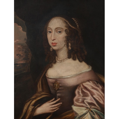 228 - Isaac Paling (circa 1640-1728), a pair of gilt framed oils on canvas, portraits of aristocratic ladi... 