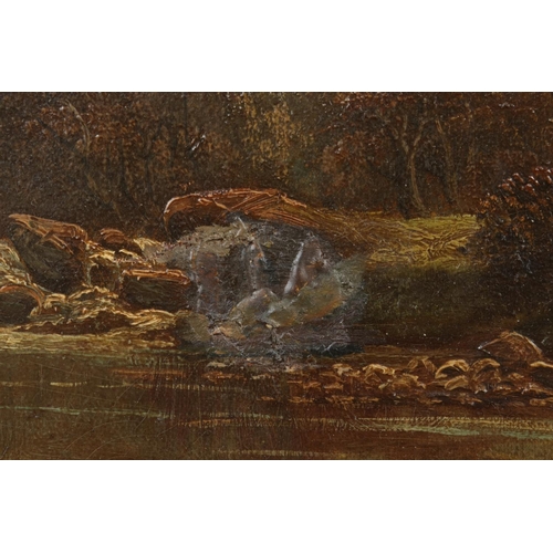 232 - Albert Dunington (British 1860-1928), a large gilt framed oil, Welsh landscape scene, Capel Curig. 5... 