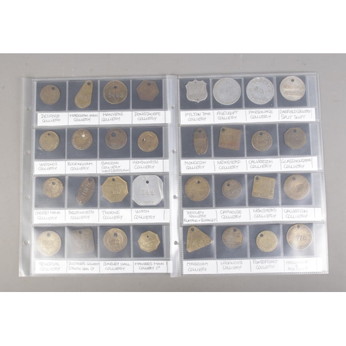 A good collection of assorted miners pit checks from various collieries ...