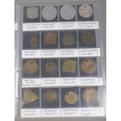 A good collection of assorted miners pit checks from various collieries ...