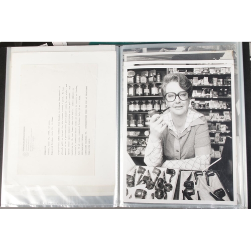 87 - Three folders containing an assortment of publicity material mostly for television and theatre produ... 
