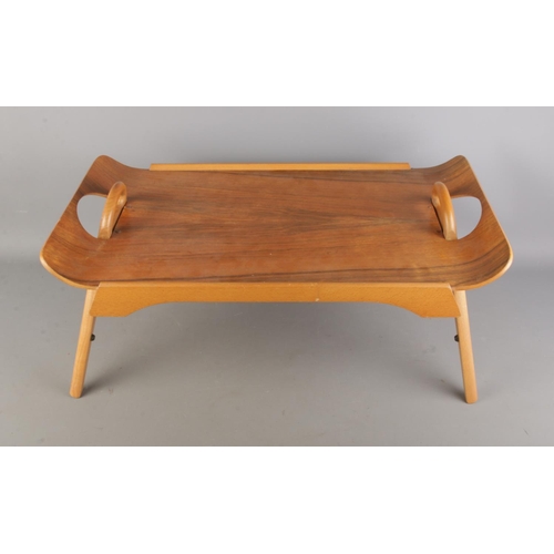 367 - 'The Centurion' bentwood lap tray by Paragon Of London. L59cm.