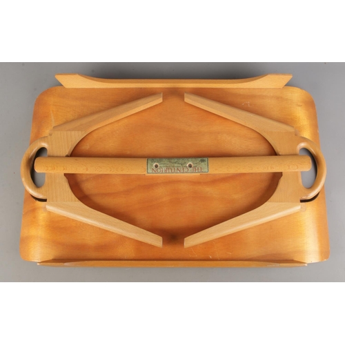 367 - 'The Centurion' bentwood lap tray by Paragon Of London. L59cm.
