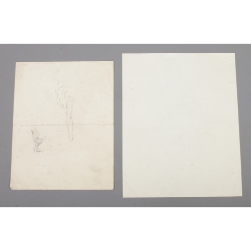 Harry Arthur Riley R.I. (1895-1966), two pencil sketches, studies of ...
