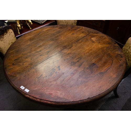 532 - VICT. ROSEWOOD CENTRE TABLE

72cm high, 137cm wide