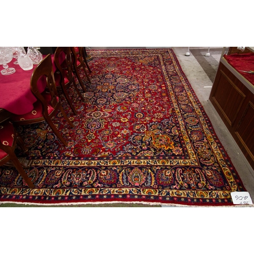 557 - PERSIAN MASHAD RUG , SAFAID DESIGN 390 X 285CM