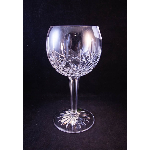 SET OF 4 WATERFORD CRYSTAL LISMORE BRANDY GLASSES