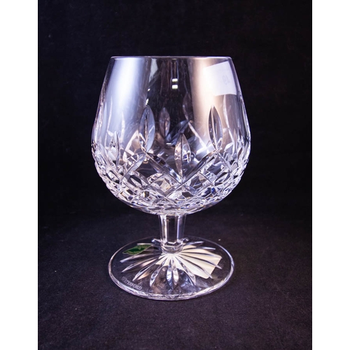 4 Waterford Crystal lismore Brandy Glasses