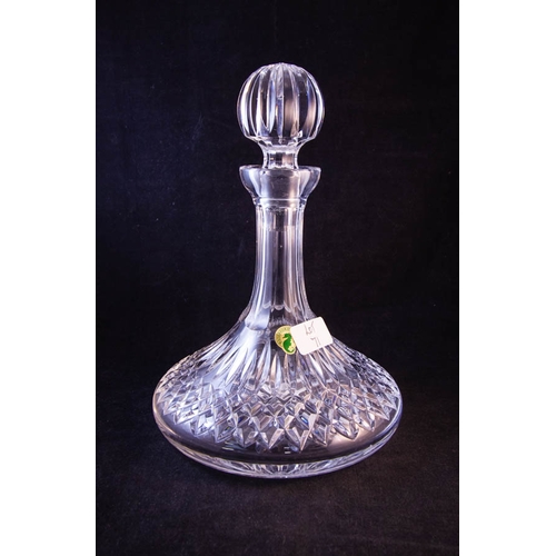 71 - WATERFORD CRYSTAL LISMORE SHIPS DECANTER