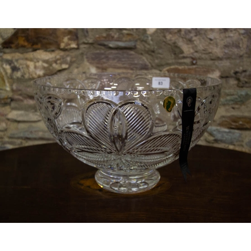 83 - WATERFORD CRYSTAL SHAMROCK 12