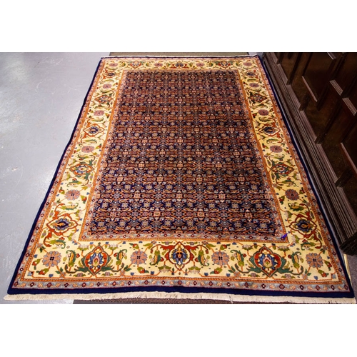 507 - BLUE GROUND INDOPESRSIAN  RUG 300 - 200CM