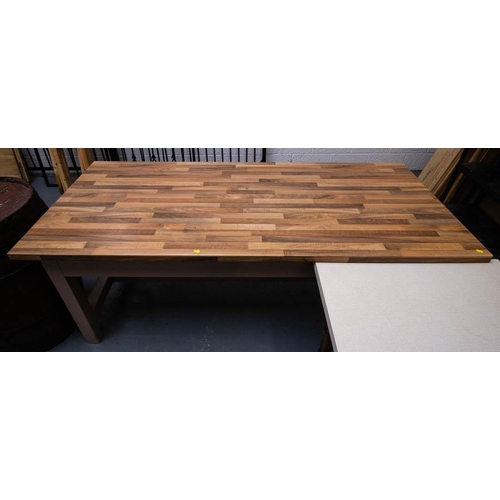 450A - PINE BASE KITCHEN TABLE 206 X 90CM