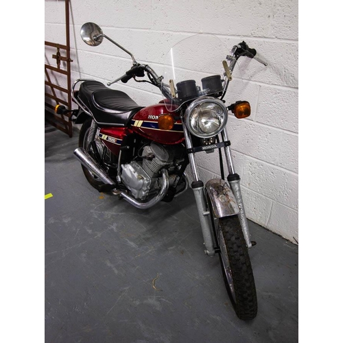 509 - HONDA CM 200 T BIKE - NO KEYS OR LOG BOOK