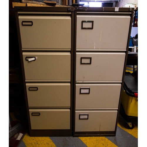 492 - 2 X 4 DRAWER FILING CABINETS