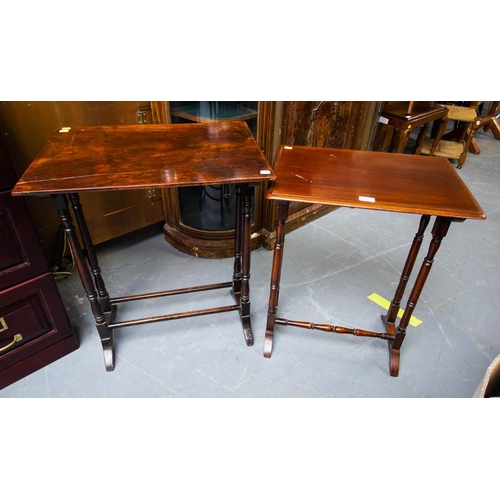 70 - 2 MAHOGANY OCCASIONAL TABLES