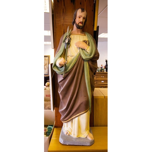 111 - STATUE OF ST JOSEPH 110CM - BROKEN FINGER