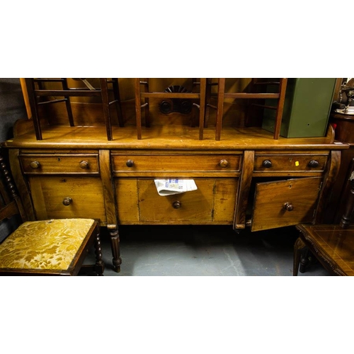 515 - MAHOGANY TRAY BACK SIDEBOARD AF