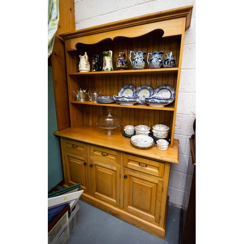 550 - MODERN DRESSER WITH PANEL DOOR