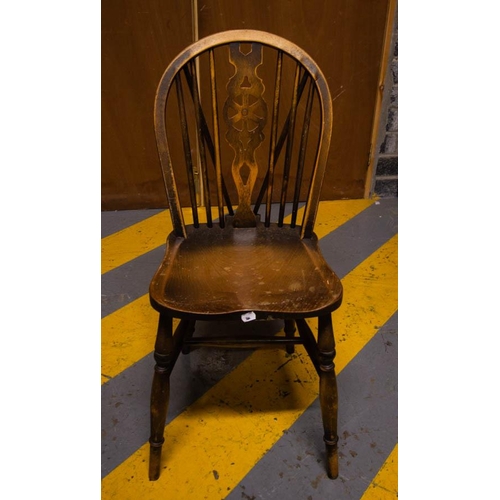 564 - 10 WHEEL BACK CHAIRS