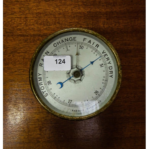 124 - BRASS BAROMETER