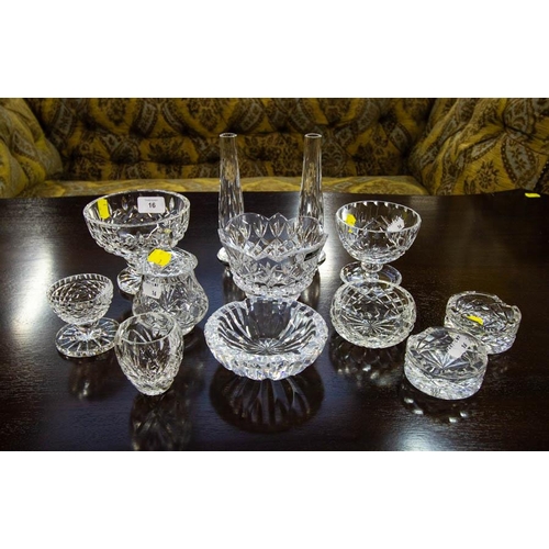 16 - LOT OF WATERFORD + OTHER CRYSTAL NS