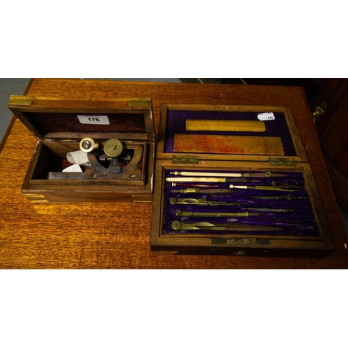 176 - SEXTANT IN CASE + TOOLS