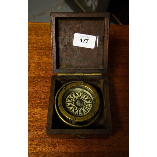 177 - COMPASS IN CASE