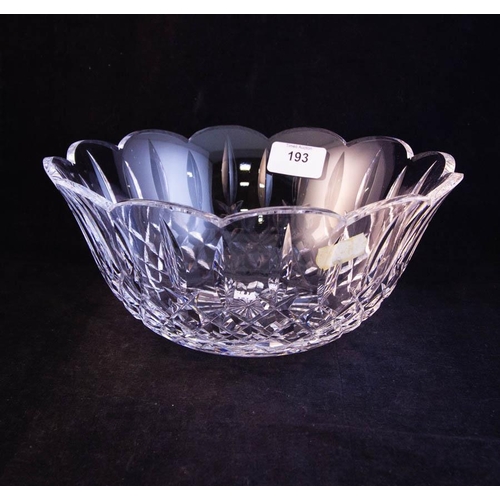 193 - 2 CUT GLASS BOWLS NS