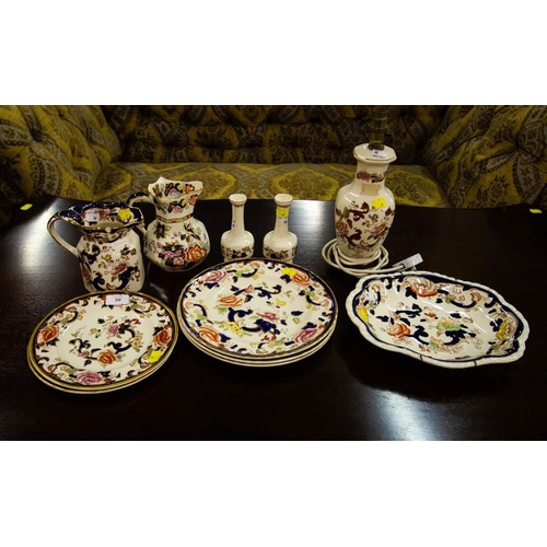 50 - MASONS MANDALAY 5 PLATES + MISC MASONS