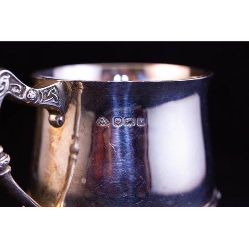7 - SILVER CHRISTENING MUG BIRMINGHAM 1920 128G