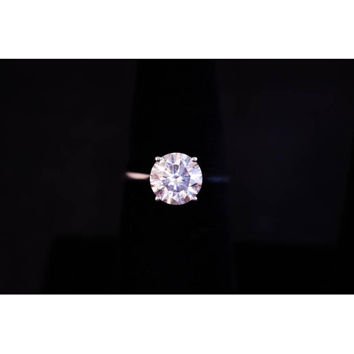 252 - 18K GOLD SOLITAIRE DIAMOND RING 2CT TOTAL DIAMOND H/I COLOUR