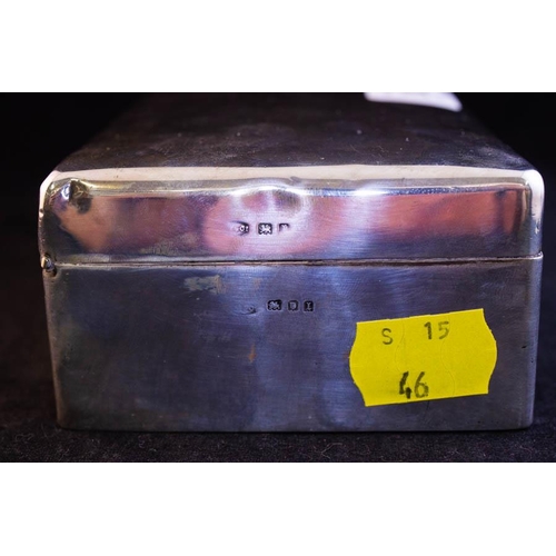 292 - SILVER CIGARETTE BOX