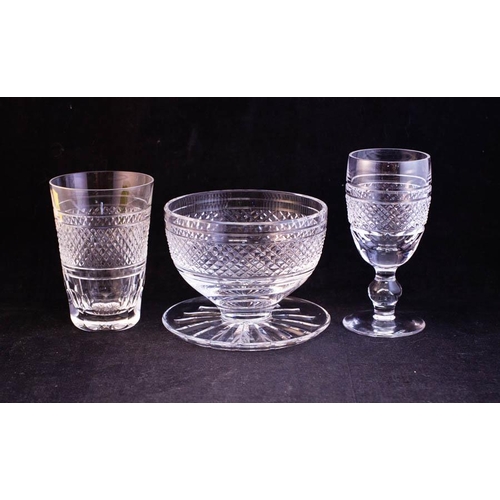 307 - SUITE OF WATERFORD CRYSTAL ROSSMORE GLASSES (36 PIECES)